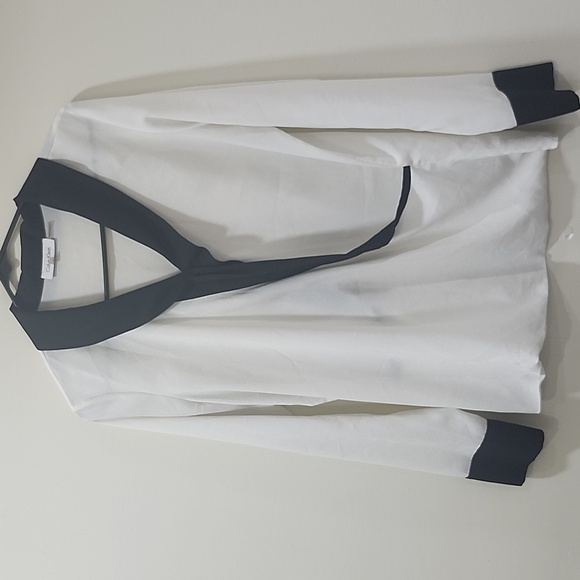 Calvin Klein Tops - Calvin Klein White and Black Blouses